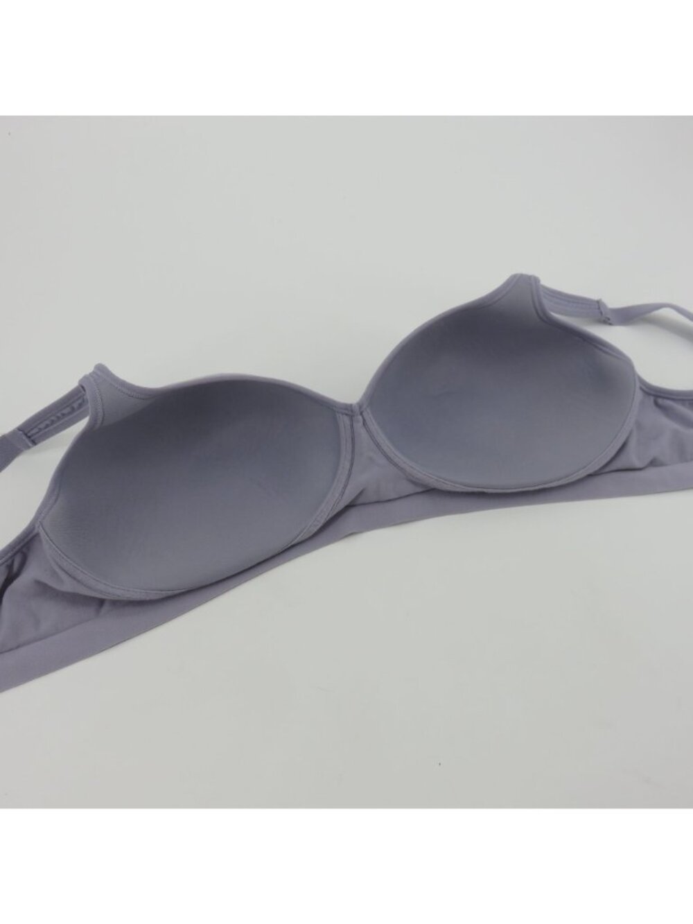 Bali 40D 3463 Comfort Revolution Wireless T Shirt Bra Purple Gray Polka Dot - Picture 7 of 12